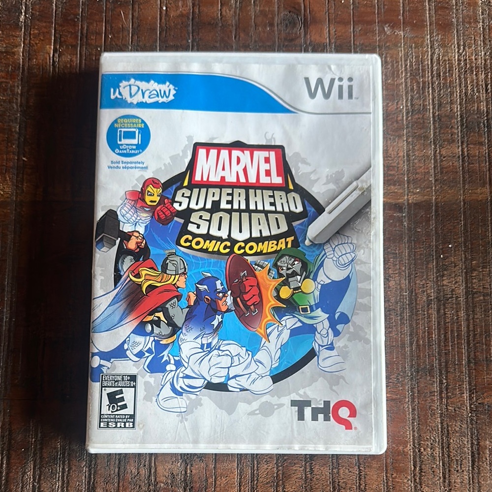 Nintendo wii U draw Marvel Super Hero Squad Comic Combat for